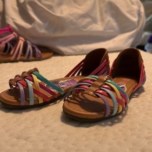 Rainbow sandals